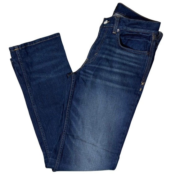 RANK.45 Mens Jeans 32x36 Dark Wash Denim Straight Leg Modern Casual - Picture 7 of 7